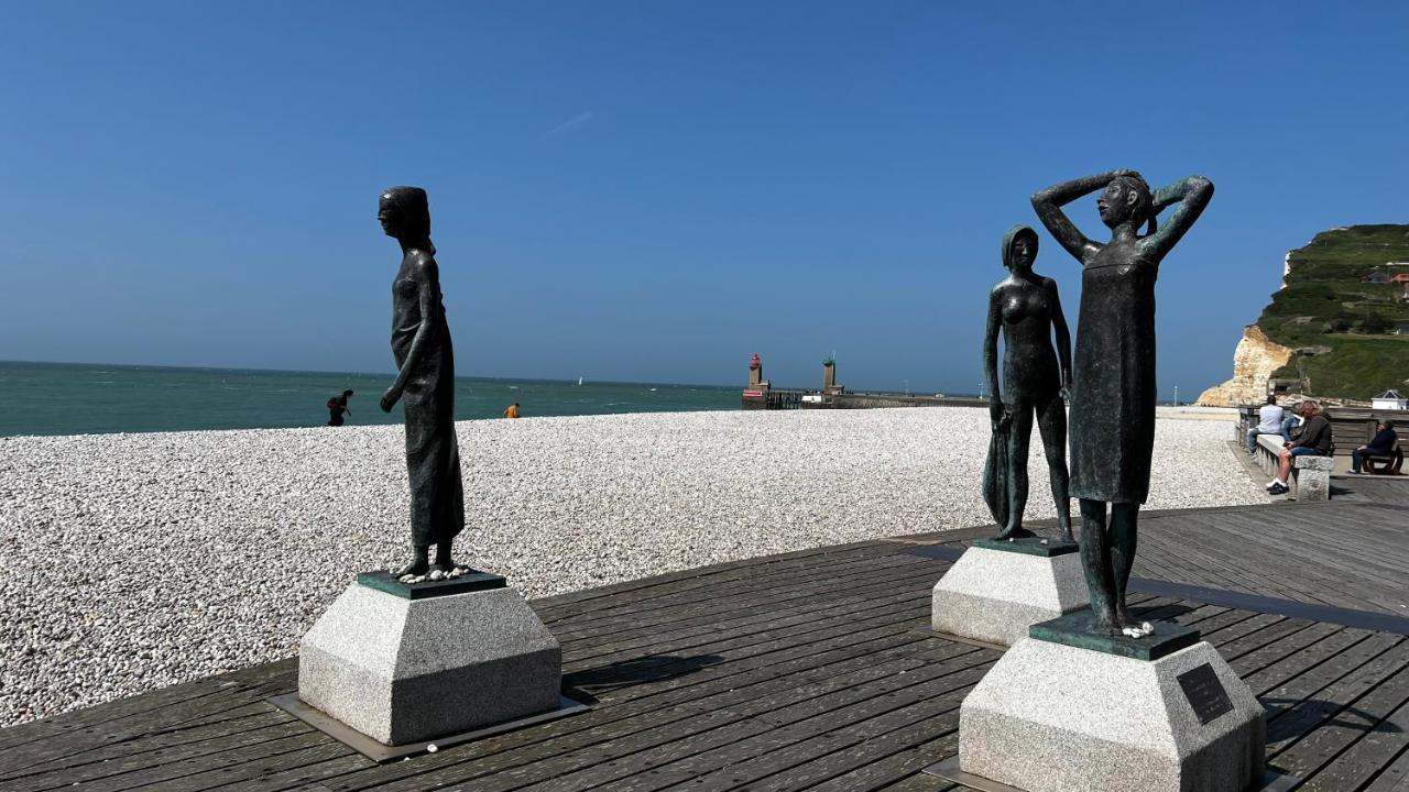 Le Maritime, Front De Mer Et Parking Sous-Terrain Fécamp Exteriör bild